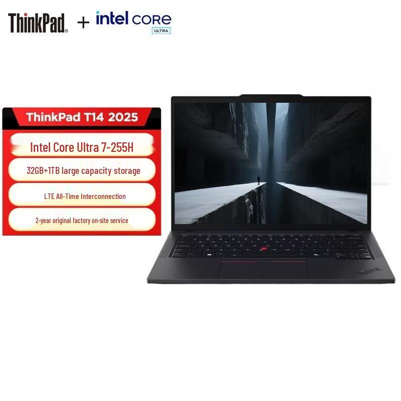 

Lenovo ThinkPad T14 AI Laptop (Core Ultra 7) (CN version)