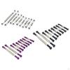 9 Piece Adjustable Steering Tingler Traction Rod Accessories for 12428 12423 FY-01 Fy-02 Fy-04 1/12