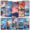 Japan Mount Fuji Painting Cherry Blossom Phone Case For Xiaomi Redmi Note 14 13 5G 10 11 12 Pro Plus 4G 14C 13C 12C 10C Cover