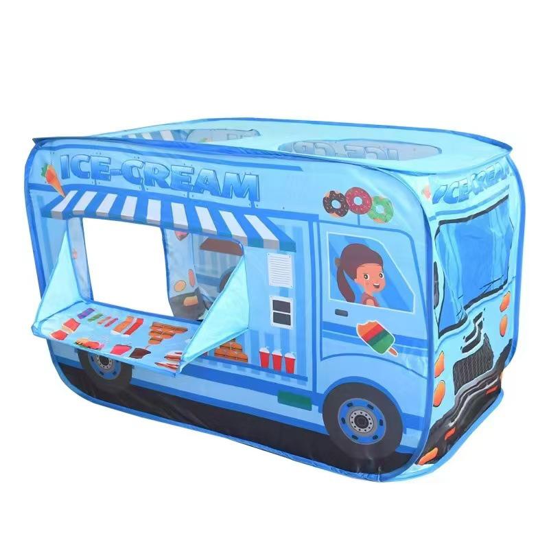 Children's Foldable Car Tent Playhouse - Indoor Pretend Play & Educational Toy for Ages 4-6