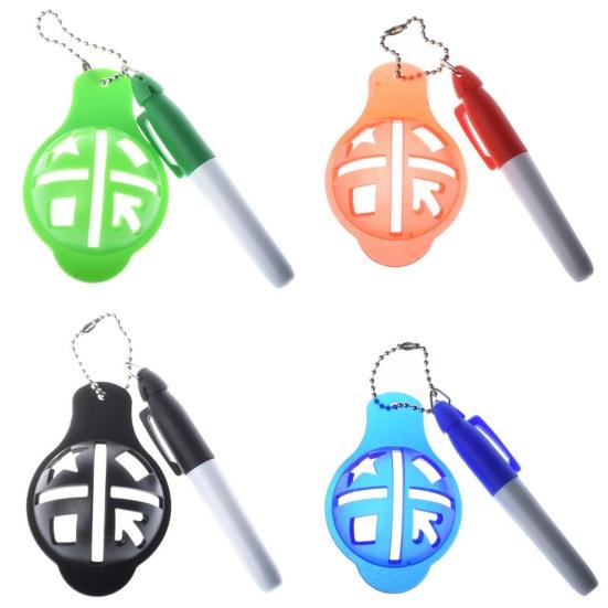 Golf Ball Line Marker Tool With Pen Golf Ball Putting Alignment Marking Tools