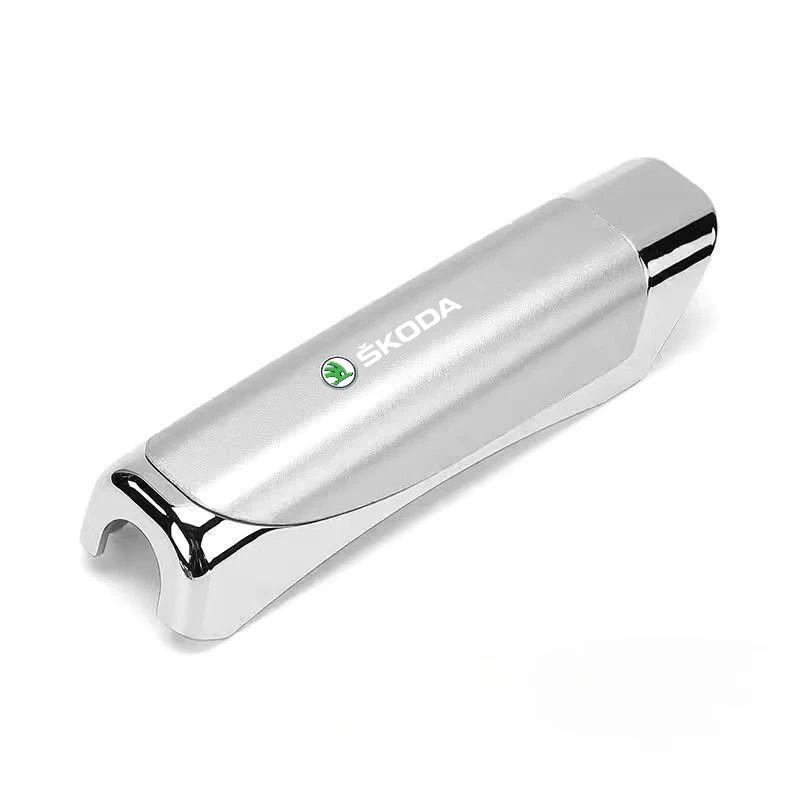 WUM1 Bil Handbromsskydd Handbromshandtag Skyddskåpa För Skoda Fabia 2 Octavia A7 A5 RS Superb MK1 MK2 Rapid Vision Yeti Karoq