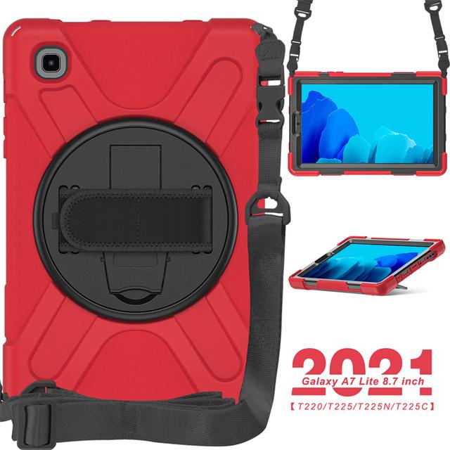 Case For Samsung Galaxy Tab A7 10.4 Inch T500 Lite 8.7" 2021 SM-T220 T225 Tablet Heavy Duty Rugged Shockproof Stand Cases Cover