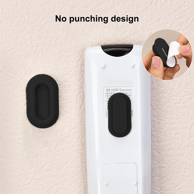 5Pcs Magnetic Remote Control Bracket, Self-Adhesive Wall Mounted Storage Bracket For Remote Controls, Household Goods Storage