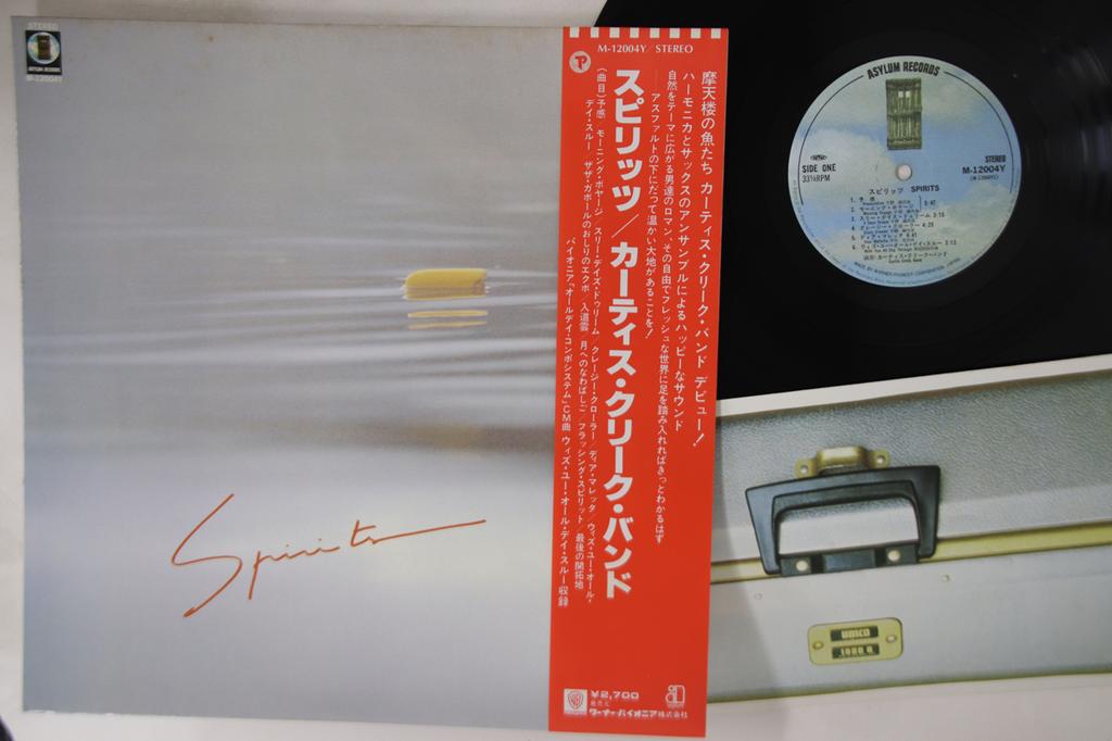 LP Record CURTIS CREEK BAND - Spirits M12004Y ASYLUM 1980 Japan Obi Jazz Used