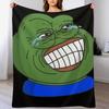 Pepe Throw Blanket Warm Comfortable Blanket Gift for Parents Friends