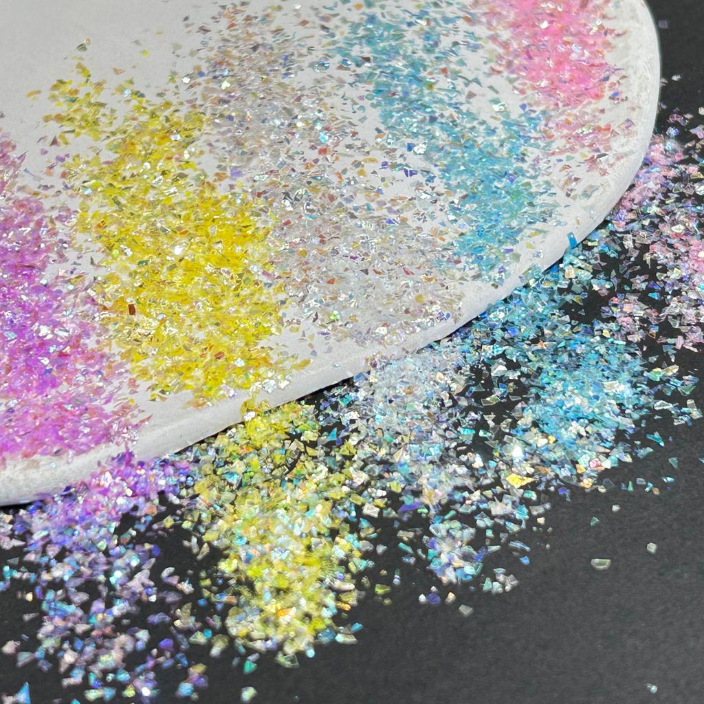 Vibrant Irregular Nail Art Sequins & Glitter Powder for DIY Crafts