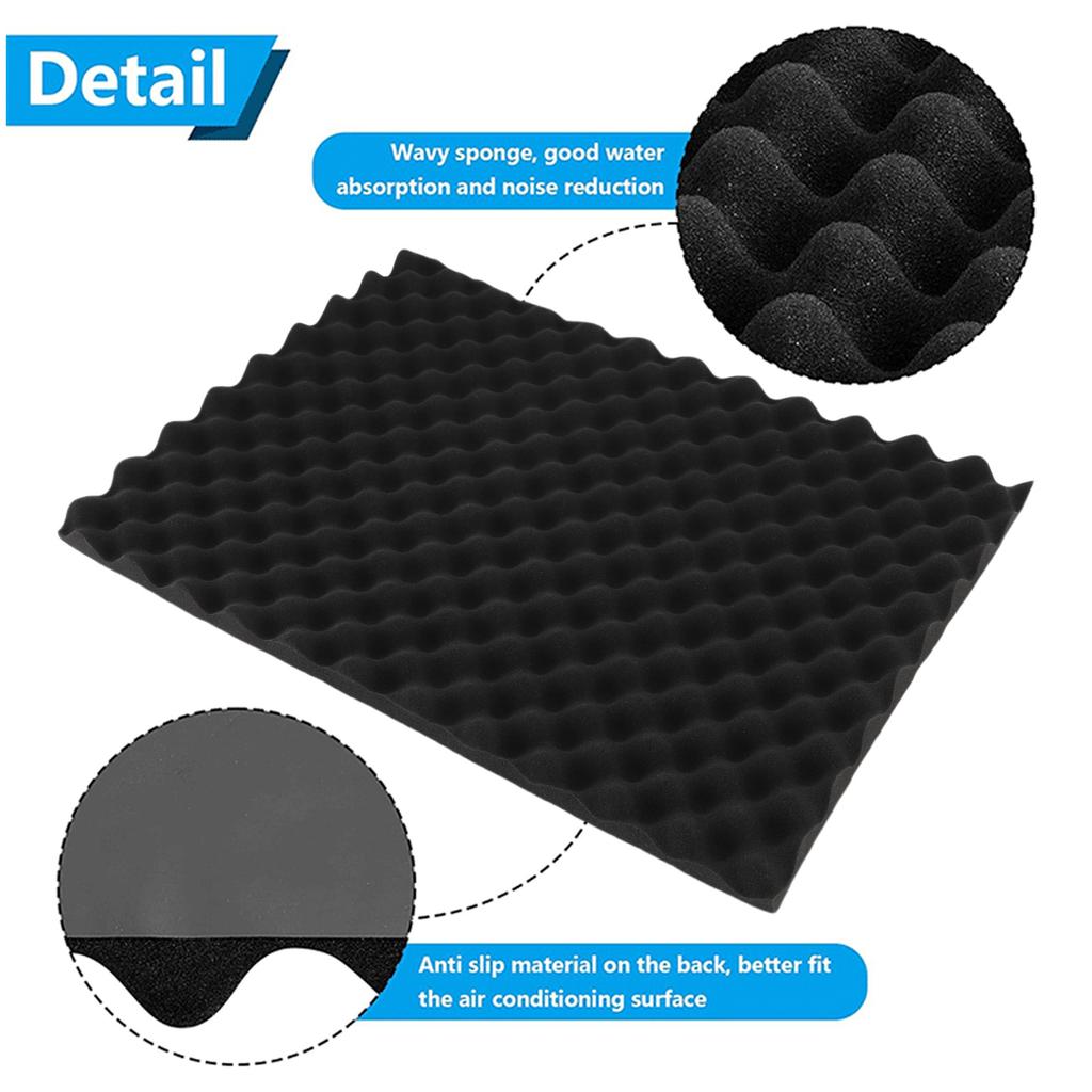 Poduszka Ociekowa Klimatyzatora Piankowa Zdejmowana Magnetyczna Osłona Przeciwdeszczowa AC Podkładka Górna do Zatrzymywania Odgłosu Kapania Wody na Twój Klimatyzator