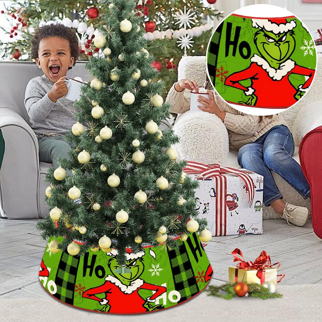 Christmas Tree Enclosure Scene Decoration Props Christmas Tree Skirt Decorations