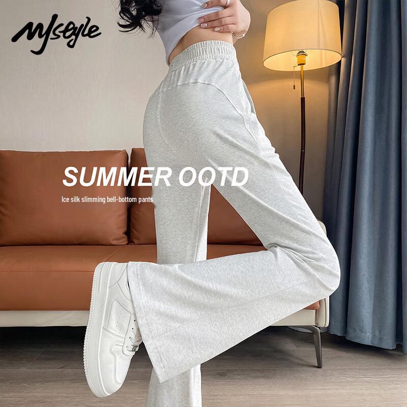 

MJ STYLE Women s Flared Casual Pants L