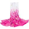 Extra Large Chiffon Printed Scarf White Shawl Dual-purpose Women's Korean Version Autumn and Winter Long Scarf Beach Towel for Women
