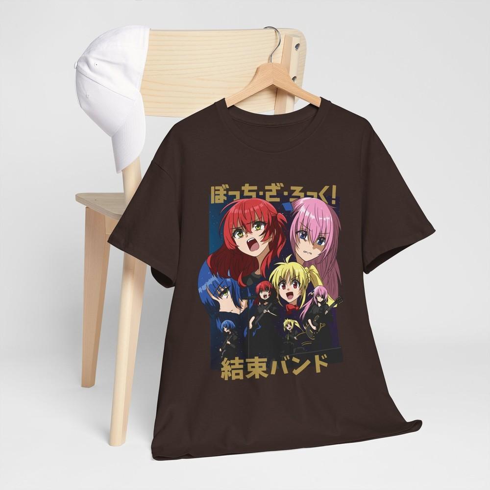 Hitori Gotou Bocchi The Rock Tshirt Kawaii Funny Yamadanijika Ijichi Shirt