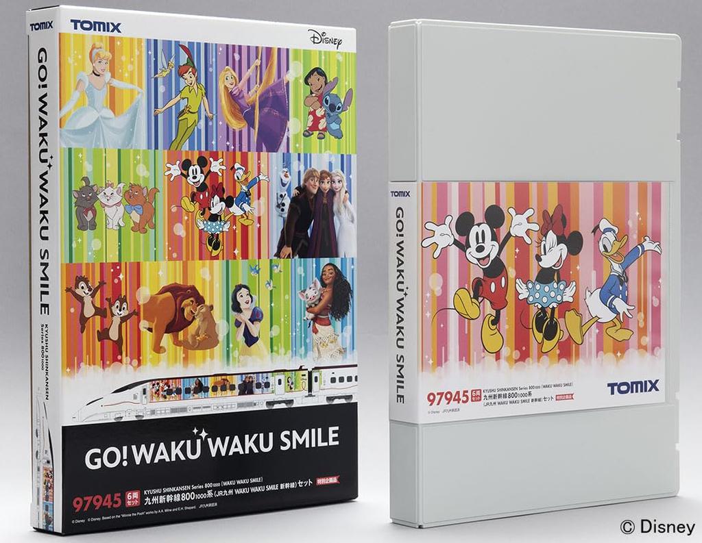 TOMIX N Gauge Special Product Kyushu Shinkansen 800 1000 Series JR Kyushu WAKU WAKU SMILE Shinkansen Set 97945 Railway Model Train