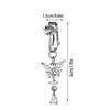 Niet-doorborende nep navelpiercing Vlinder Clip-on Zirkonia Koperlegering Glanzend Lichaamsaccessoire voor Meisjes Strandvakantie