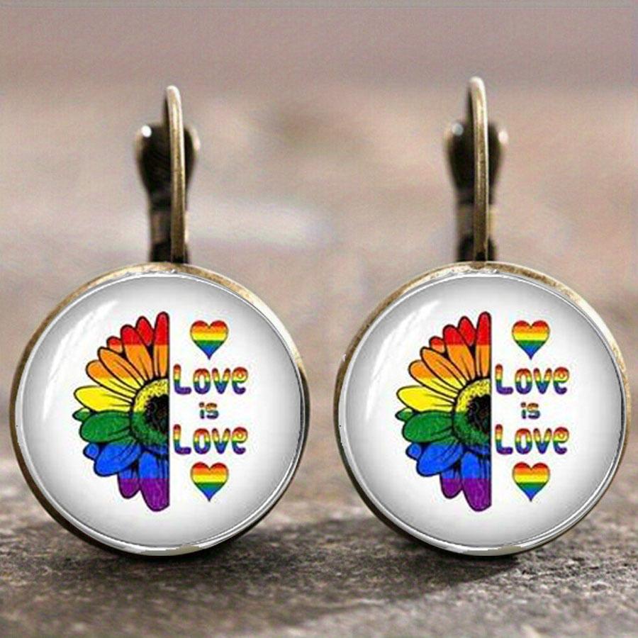 Fashion Earring Y2K Vintage Marigold Time Gem Flower Ear Buckle