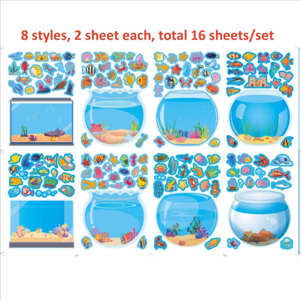 

Waterproof Fish Tank Sticker Diy Notebook Sticker For Themed Party Birthday Party Notebook