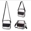 PVC Clear Shoulder Bag Waterproof Crossbody Messenger Bag Casual Beach Tote Bag  Summer