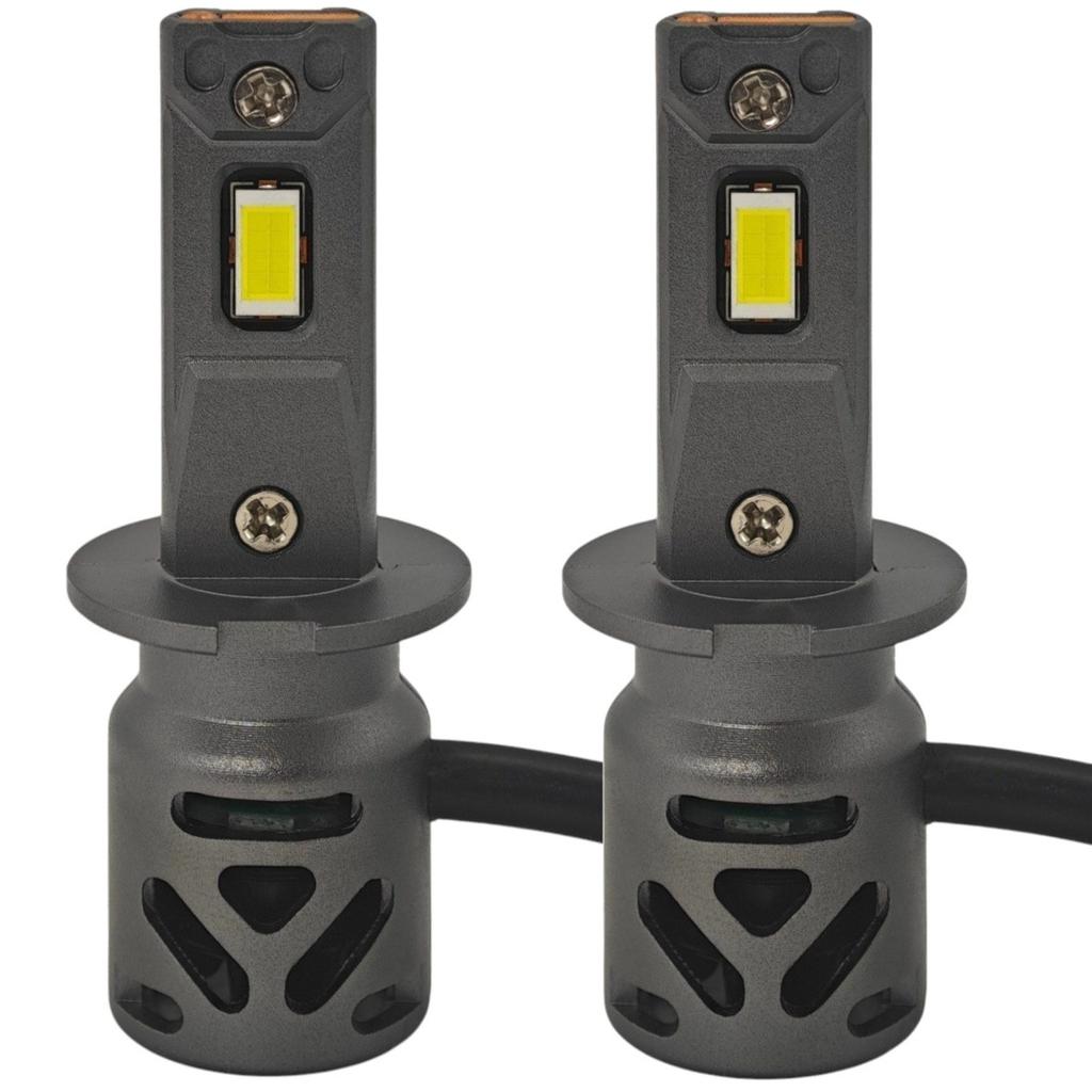 2 Pcs H3 LED Bulbs 9V-30V Canbus CSP 8000lm Strong White Off-Road