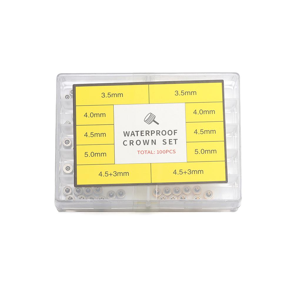 

10/20Sets Watch Crowns Watch Waterproof Replacement Assorted High Quality Repair Tools for Watchmaker with Box Watch Accessories