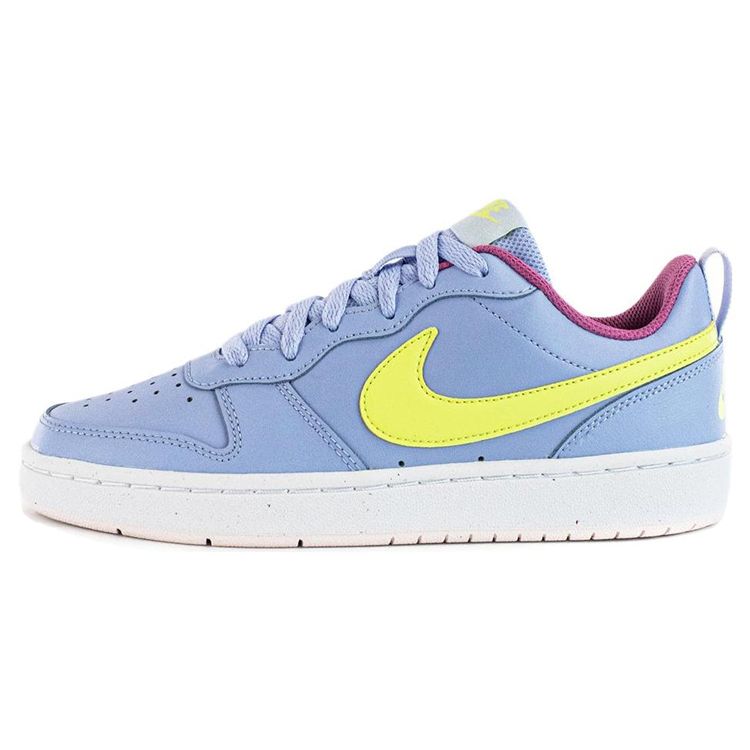 

Кроссовки Nike Court Borough Low 2 GS Cobalt Bliss Light Lemon Twist синие BQ5448-405