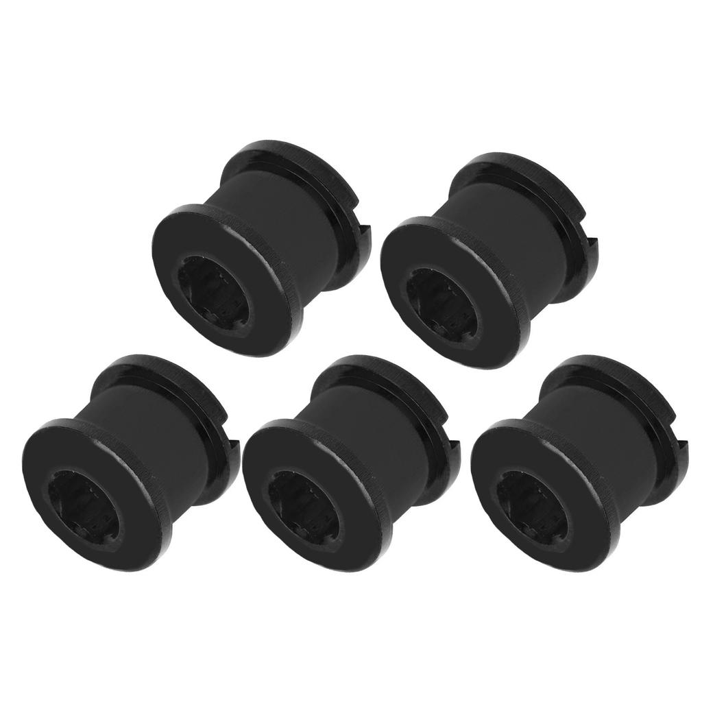 5Pcs Chainring Bolts Lightweight RustProof Easily Install Disc Screw Chainwheel for Mountain Bike Road Bicycle(Black )