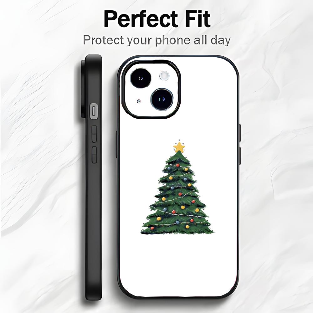Christmas tree Art Phone Case Phone Case Soft Packaging Lightweight For iPhone17 16 15 14 13ProMax