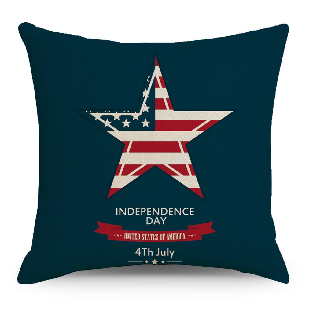 Linen Pillowcase Home Sofa Bedside Car Office Cushion Cover