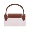 Longchamp Le Pliage 23 Short Handle Canvas And Leather Tote Bag Small Women tote bags Paper 1621089555