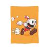 Cupheads Video Game Art Blankets Flannel  Super Warm Throw Blankets for Outdoor Travel Bedroom Quilt