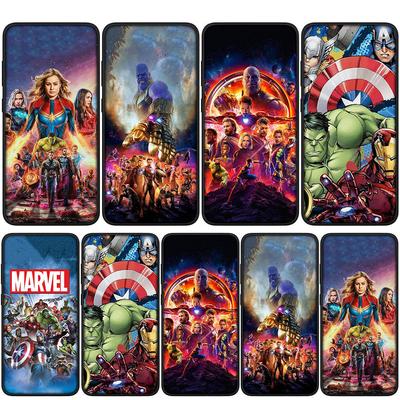 Cover for iPhone 15 14 Xiaomi Redmi Note 13 12 11 Pro Max X 8 7 9 XR Samsung Galaxy S24 S23 A05 OPPO A15 Huawei Marvel Avengers Ironman Spiderman Case