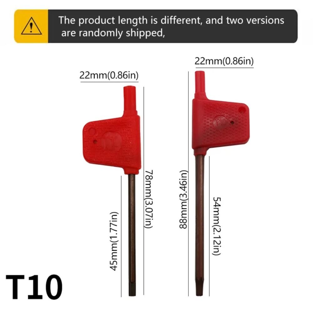 10Pcs Power Tool Torx Screw Spanner T5 T6 T7 T8 T9 T15 T20 T Wrench New Torx Screwdriver Wrench