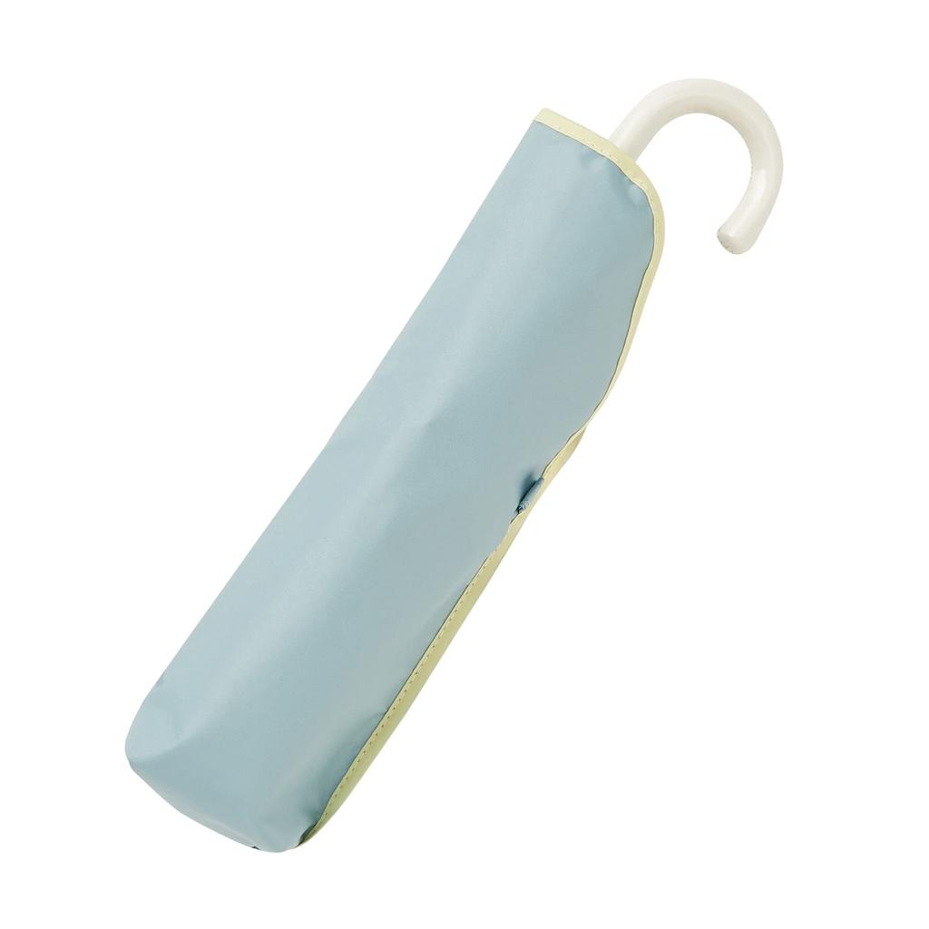 Francfranc Francfranc Bicolor Piping Folding Umbrella 47cm Green Both Sunny and Rainy (For Days)