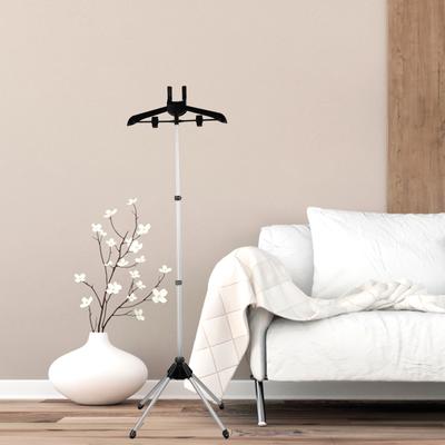 85-160cm Verstellbares Kleiderdampfer-Gestell Teleskopisch Vertikal Stoff Aufhängen Und Bügeln Stehend Handheld Dampfbügeleisen-Halterung