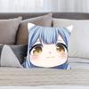 BanG Dream Ave Mujica Pillow Case Anti-dustmite Pillowcase Invisible Zipper Silky Short Plush Sofa Cushion Cover
