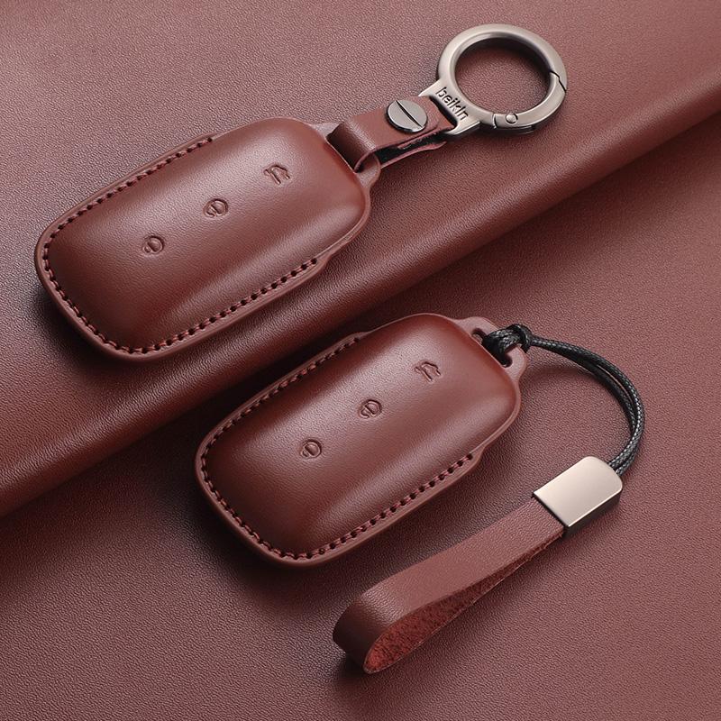 Interior Mouldings Key Fob for Geely Galaxy EX5 E5 L6 L7 EMI NO.1 Proton e.MAS 7 5 E8 Starry 8 Remote Cover Case Shell Keychain