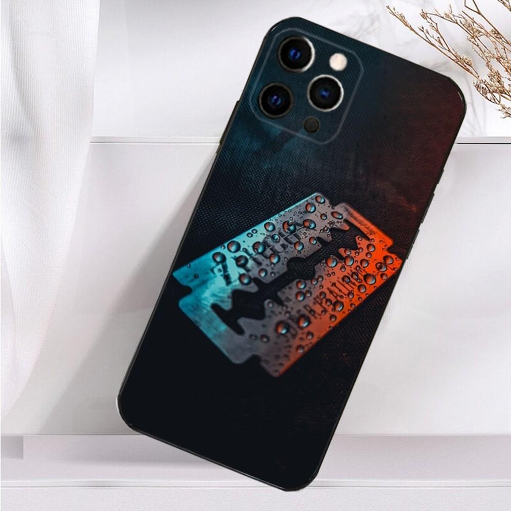 Hair Stylist Salon Barber Phone Case For iPhone 16,15,14,13,12,11 Plus,Pro Max,XS,X,XR,SE,Mini,8,7 Soft Silicone Black Cover