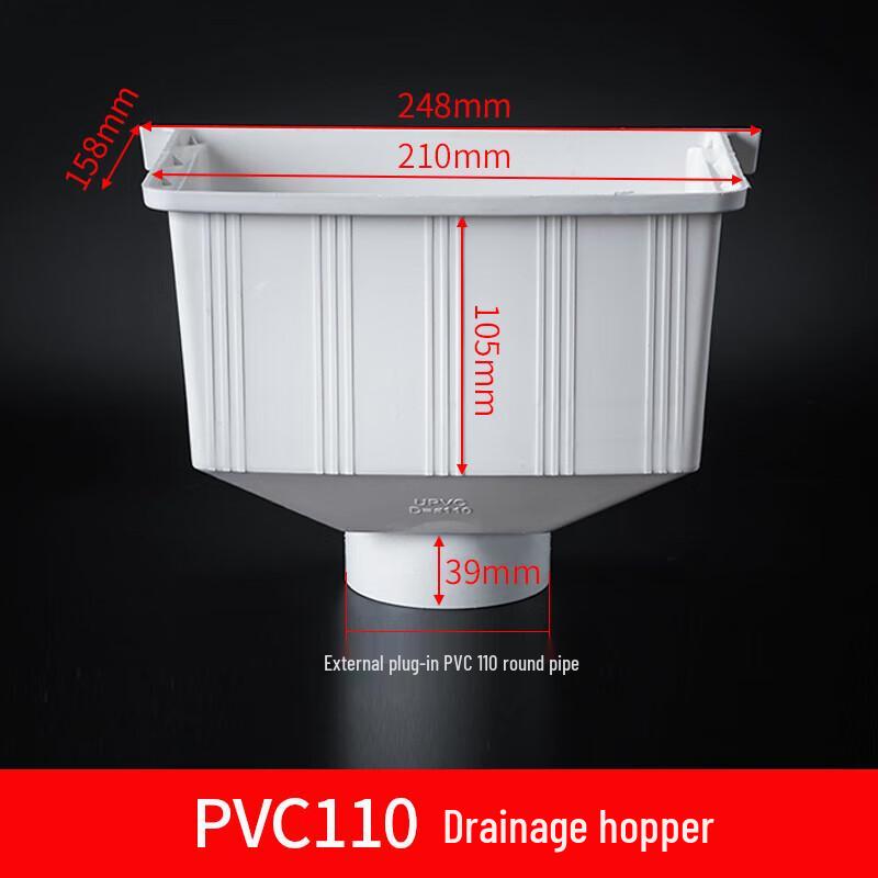 PVC Rainwater Downspout Collector