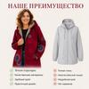Women Bohemian Printed Hooded Coat, Fleece Lined Zip‑Up Mid‑Length Jacket, Ethnic Mandala Pattern Warm Outerwear with Pockets for Ladies