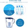 YIZEN Brita Replacement Filter Cartridges for Water Purifiers (Japan Specifications), Compatible with New and Older Ports, Set of 6