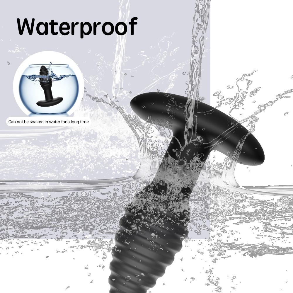 Бездротовий пульт дистанційного керування, масажер простати з обертанням - Силіконовий анальний вібратор для чоловіків
