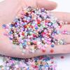 4mm Flat-Bottom Half-Round Pearl Beads for DIY, 1000 Pcs - Phone Case & Rhinestone Accessories
