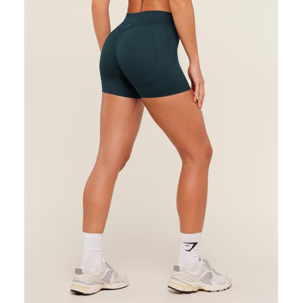 Gymshark Weekend Seamless Shorts Deep Petrol Blue    Stealth Blue B6b3m Ud73