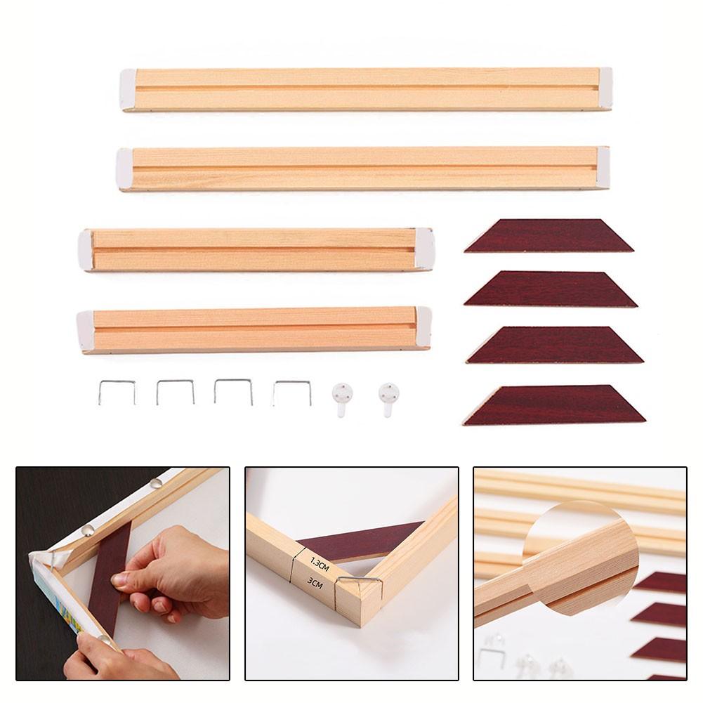 Decor DIY Frame For Canvas Paintings Home Wall Decor