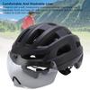 Bike Helmet with Magnetic Photochromic Goggles PC EPS Windproof Impact Proof Lightweight Breathable Cycling Helmet for Men Women
