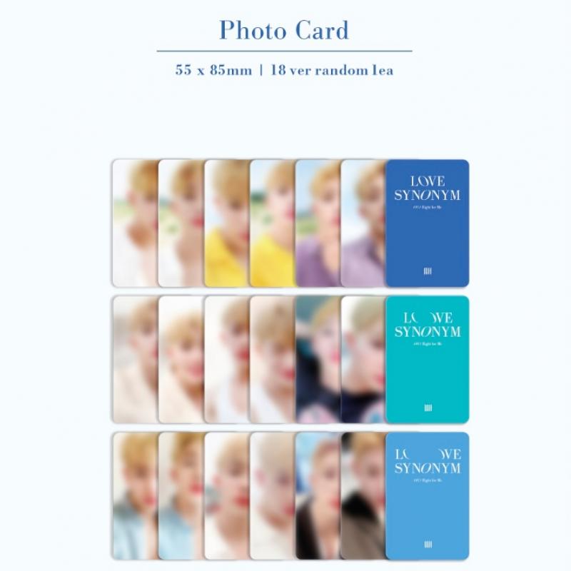 Wonho   Love Synonym  1. Right For Me   Mini Album