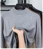 Men’s Autumn/Winter Half-High Collar Knitwear - Warm Inner Layer for Middle-Aged and Elderly