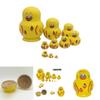 Ten-layer Wooden Duck Nesting Dolls Handcrafted Home Decor Gift Toy Valentine's Day Decoration