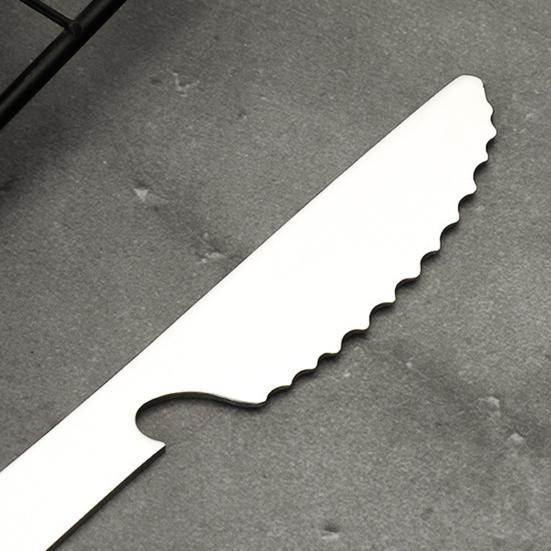 Sada nožů, vidliček a lžic Nerezová ocel Stolní nádobí Snadno čistitelné Zrcadlově leštěné Příbory pro kempování, stolování, kuchyňské použití Příbory Nádobí