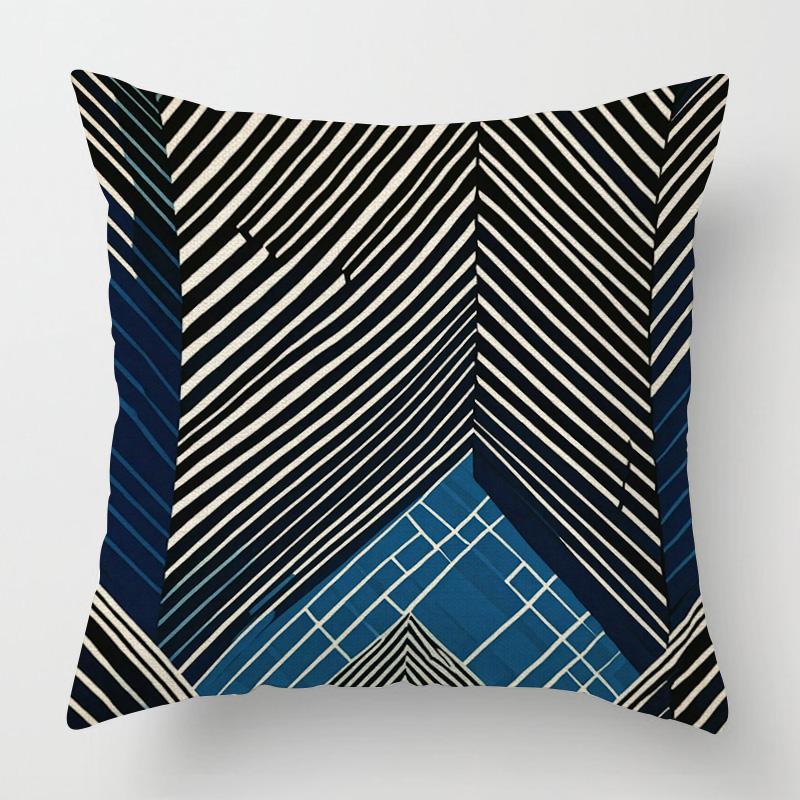 Home Decor Colorful Abstract Patterns Pillow Covers Pattern Cushion Cover Suitable for Sofa Bedroom Car Pillow Cover