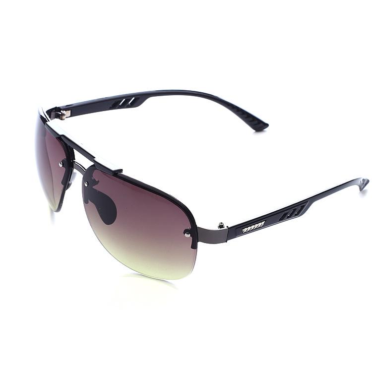 New Sunglasses UV 400 Vintage Punk Rimless Rectangle Men Fashion Glasses Trendy Small Frame Sun Glasses Frameless Eyewear